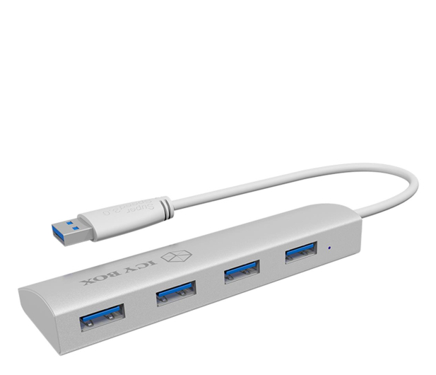 ICY BOX Hub 4 portowy 4x USB-A - 1275381 - zdjęcie